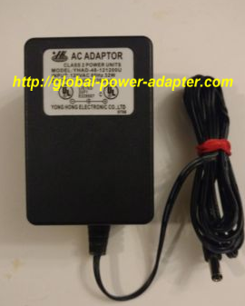 NEW Yong Hong YHAD-48-121200U 12VDC 1200mA AC Adapter Class 2 Power Units Supply - Click Image to Close